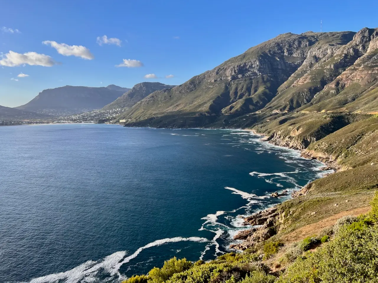 Photo of the ocean, Hout Bay near Cape Town South Africa