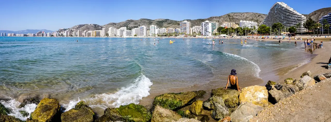 Gorgeous sweeping views of Cullera Beach