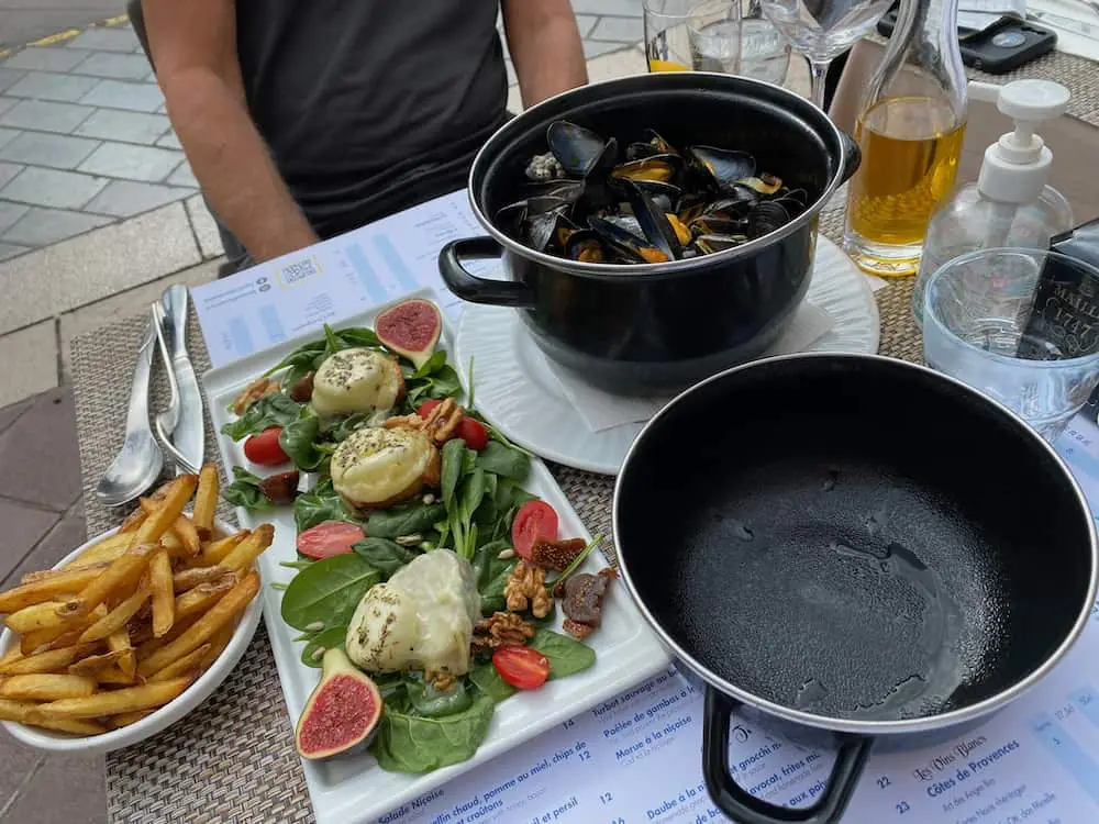 Bowl of mussels in France