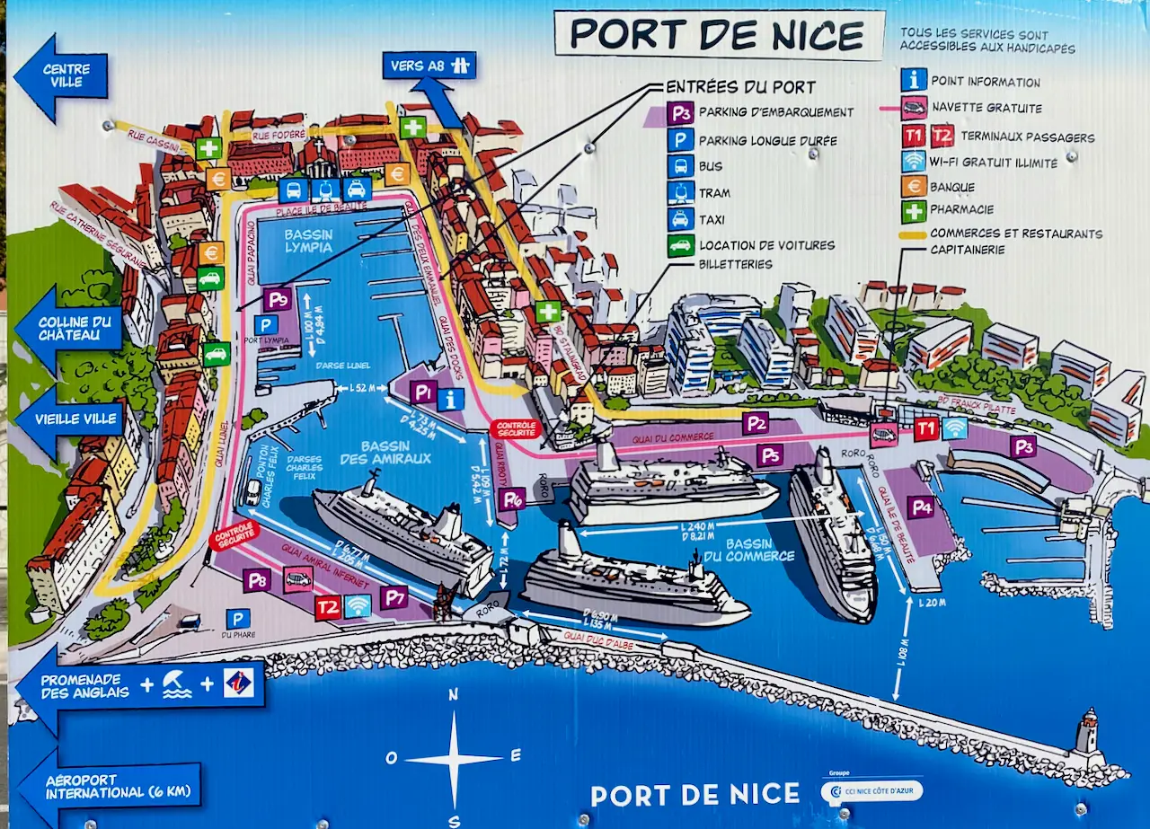 Nice Port Map