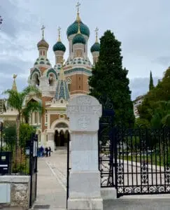 Russian Orthodox Cathedral in Nice France