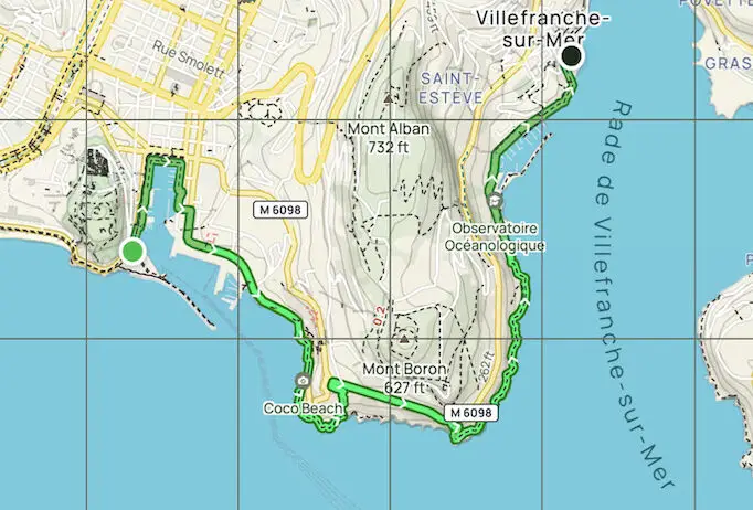 Villefranche to Nice Coastal Hike