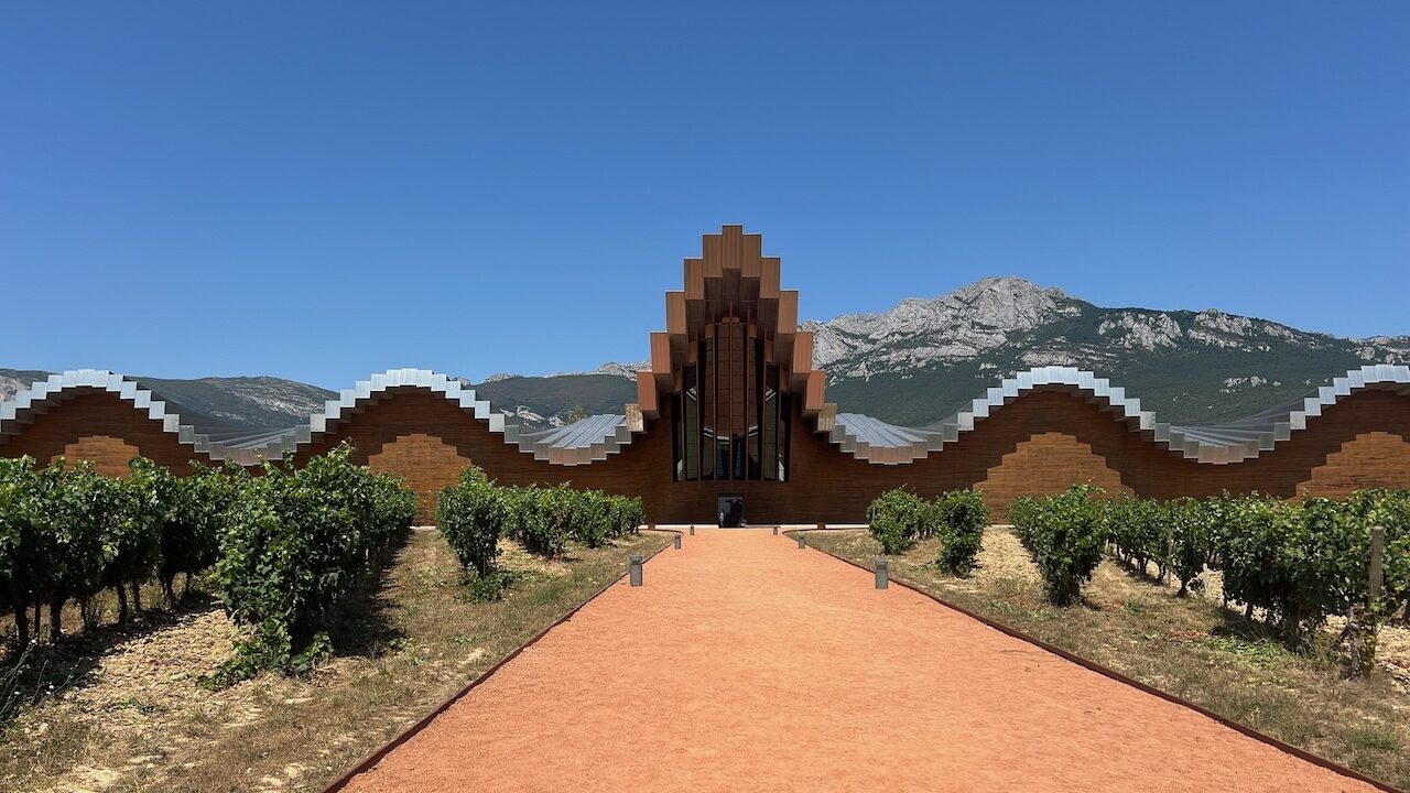 ysios stunning winery and architecture nearby