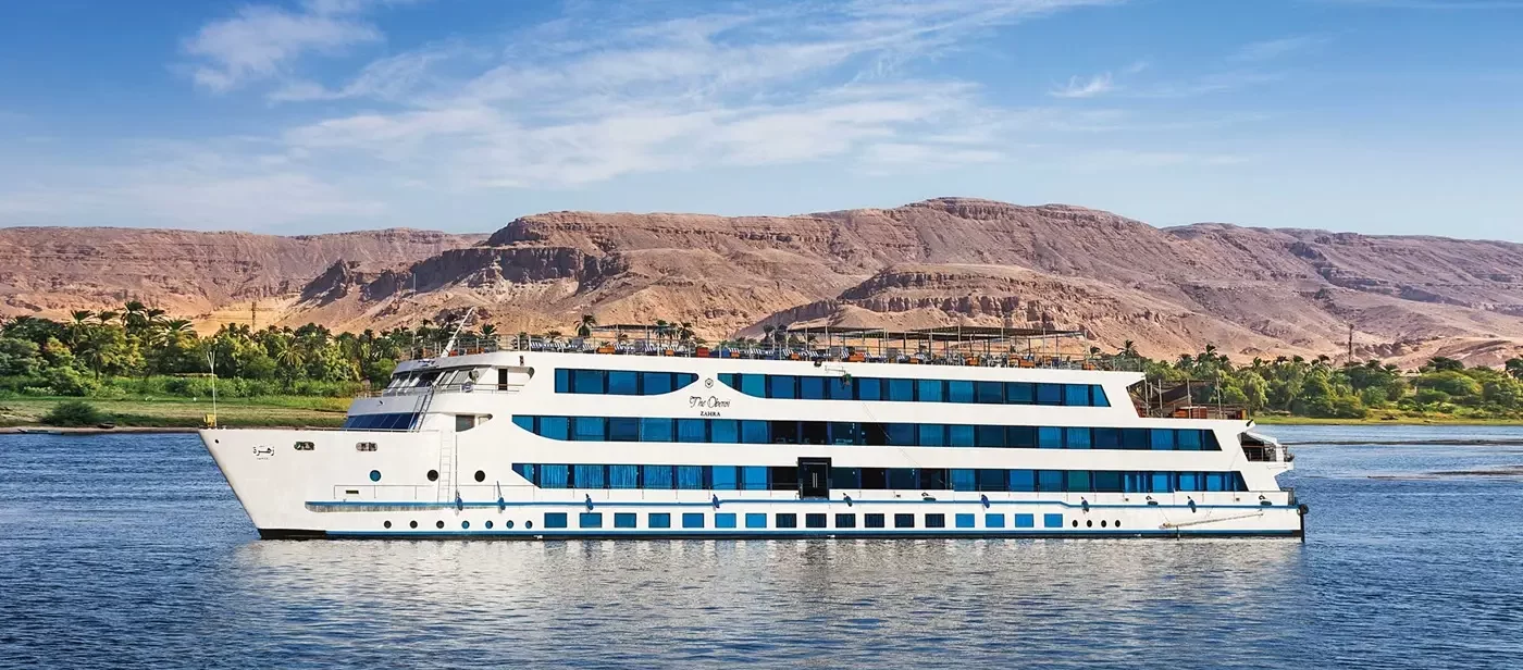 Tauck Oberoi Cruise ship on the Nile River