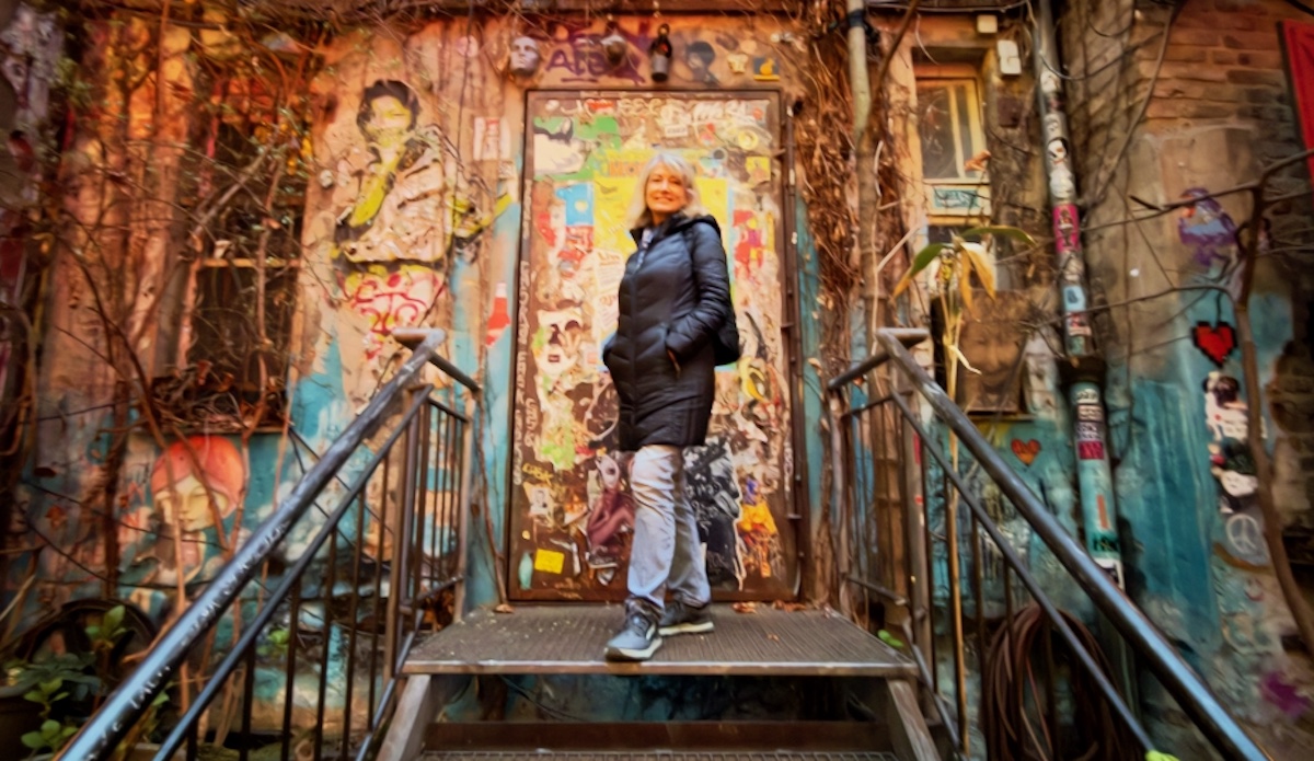 picture of the author in berlin